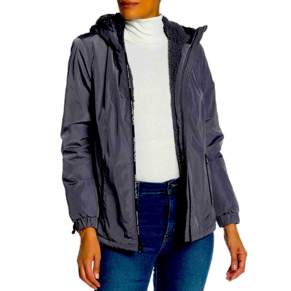 Michael Kors Faux Shearling Lined Jacket. Size M.